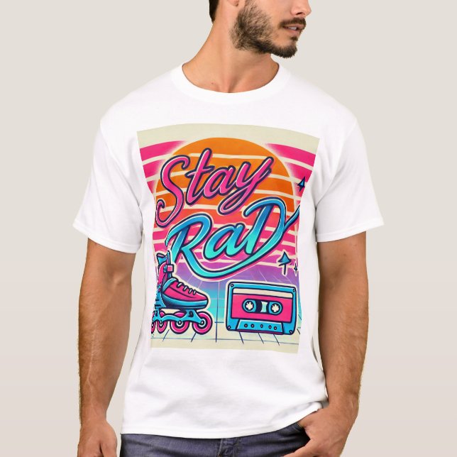 Camiseta Skate e cassete do cilindro 80s da placa retrorref (Frente)