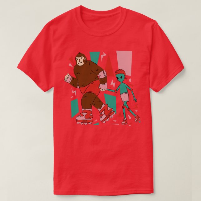 Camiseta Skate Engraçado E Cilindro (Frente do Design)