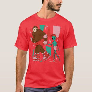 Camiseta Skate Engraçado E Cilindro