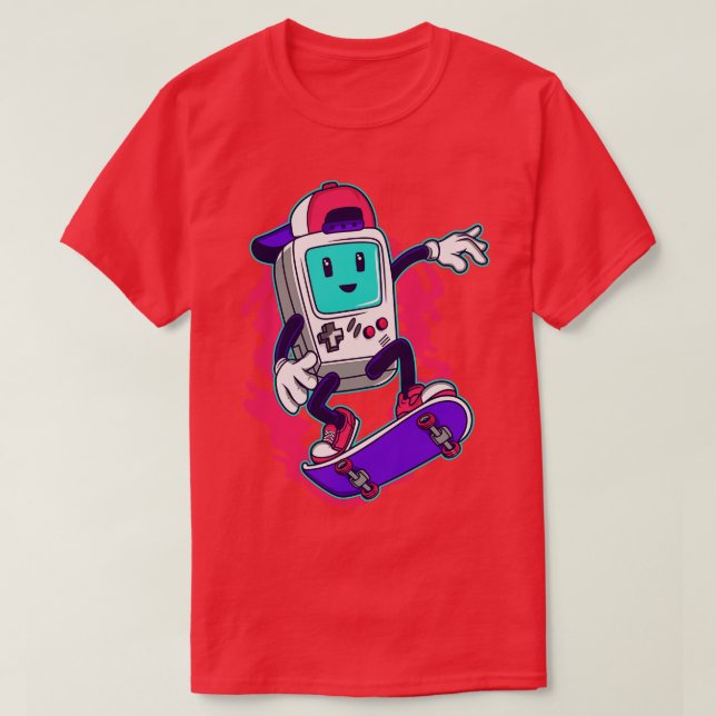 CAMISETA SKATE GAMER (Frente do Design)