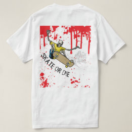 Camiseta skate morrer
