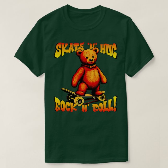 Camiseta Skate N Hug Rock N Roll Brd (Frente do Design)