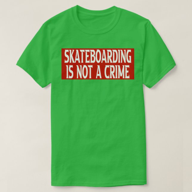 Camiseta skate não é um crime Vl2 (Frente do Design)