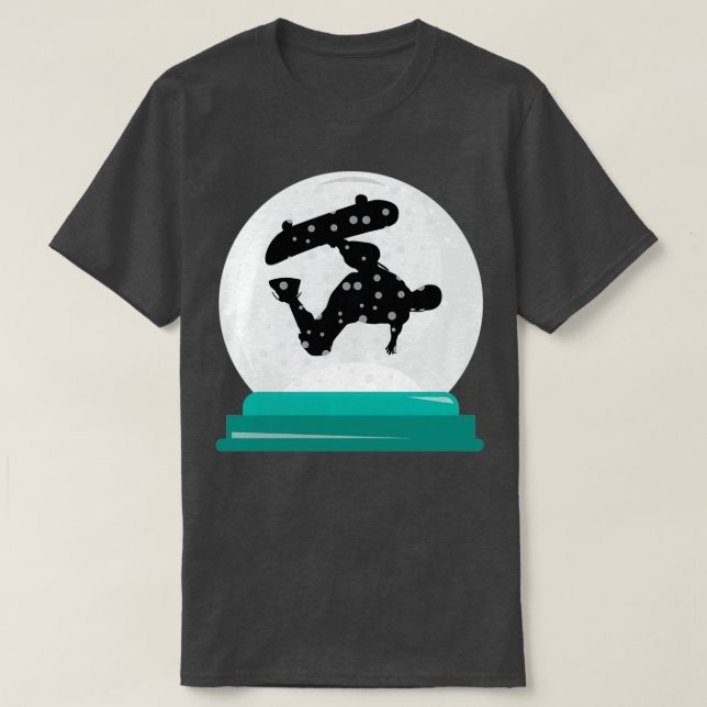 Camiseta Skate natalino Skateboarder Sno (Frente do Design)