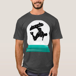 Camiseta Skate natalino Skateboarder Sno