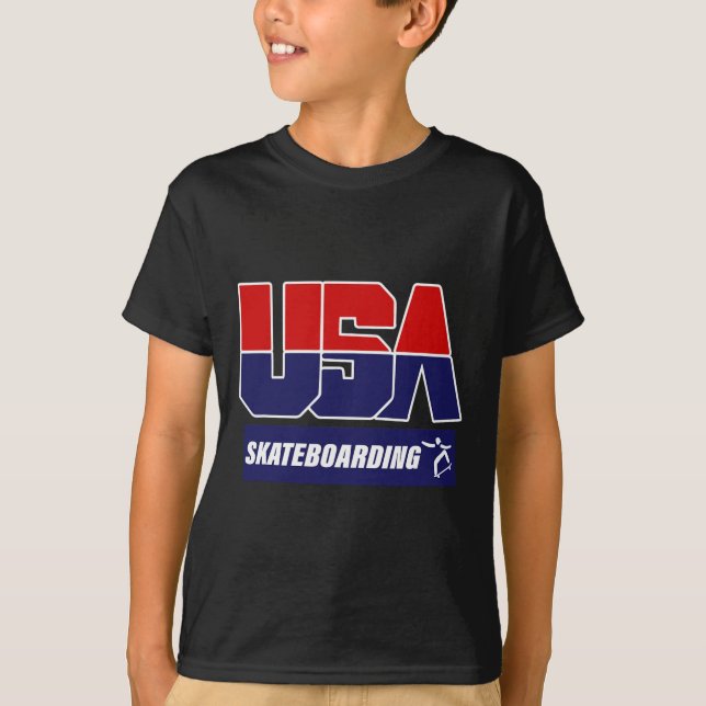 Camiseta Skate nos EUA  (Frente)