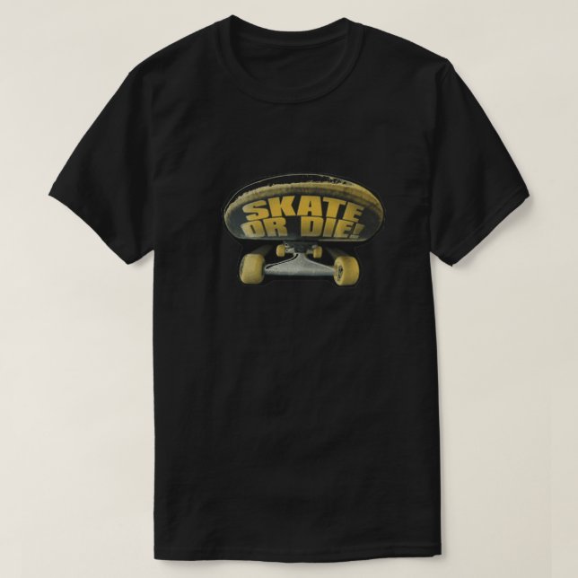 Camiseta Skate ou die T-shirt (Frente do Design)