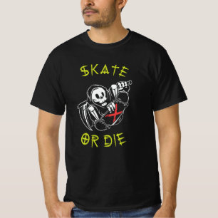 Camiseta Skate ou morre Criador de Grim