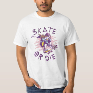 Camiseta Skate ou morrer Skateboarder Girl
