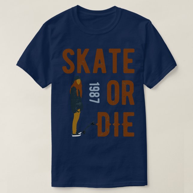 Camiseta Skate Ou Morte (Frente do Design)