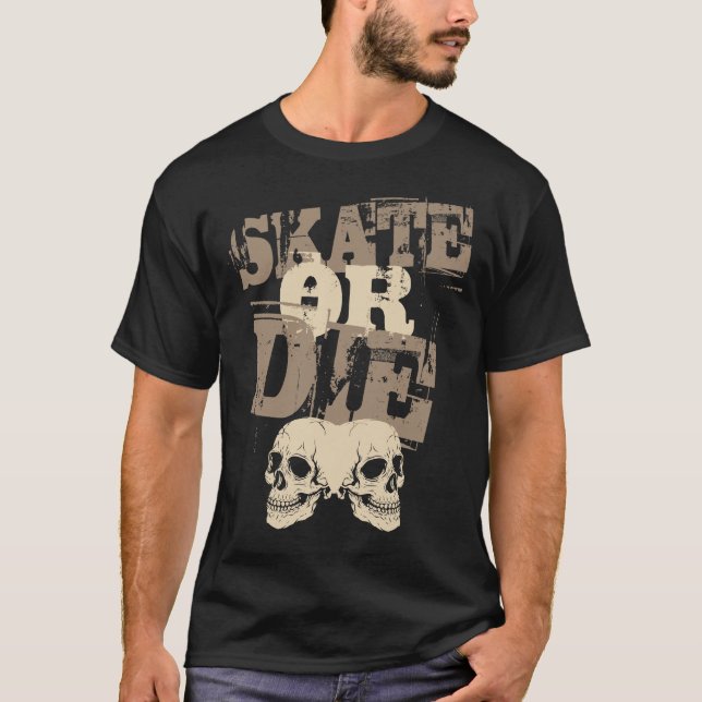 Camiseta Skate ou Morte (Frente)