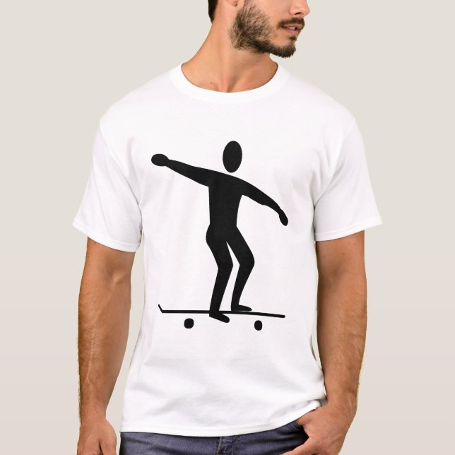 Camiseta Skate - Preto (Frente)