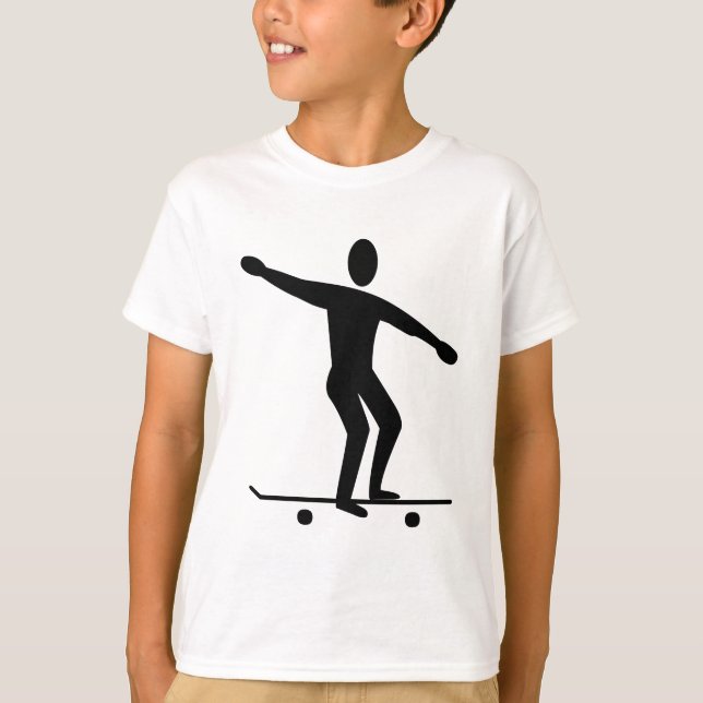 Camiseta Skate - Preto (Frente)