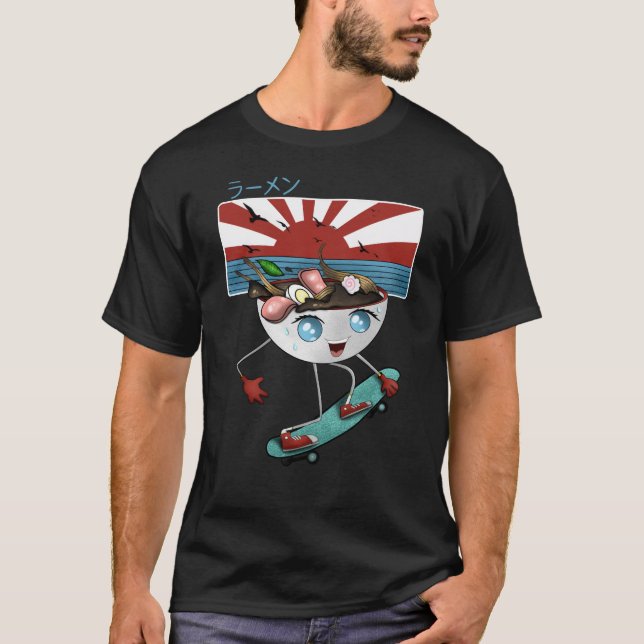 Camiseta skate ramen (Frente)
