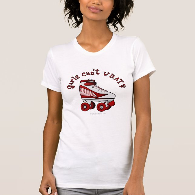 Camiseta Skate Roller Derby - Vermelho (Frente)