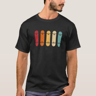 Camiseta Skate Skate Skateboard Skateboard Retro Skater