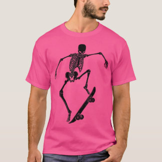 Camiseta Skate Skeleton Skateboard Amante Funny Ska