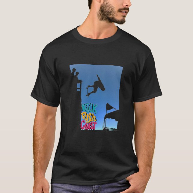 Camiseta skate sky skate T-Shirt (Frente)