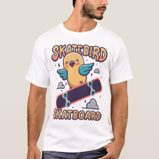 Camiseta Skatebird