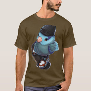 Camiseta SKATEBIRD Skateboard Parrot Cruzamento