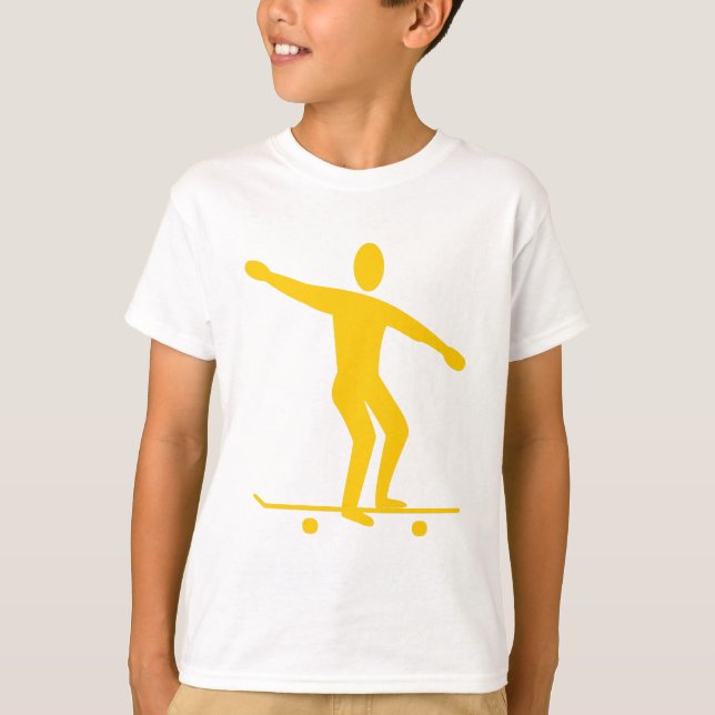 Camiseta Skateboard - Amber (Frente)
