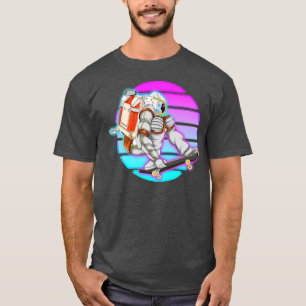 Camiseta Skateboard Art 90s Retro Vaporwave Skateboarder