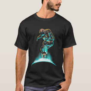 Camiseta Skateboard Astronauta No Espaço Cosmos Science Un