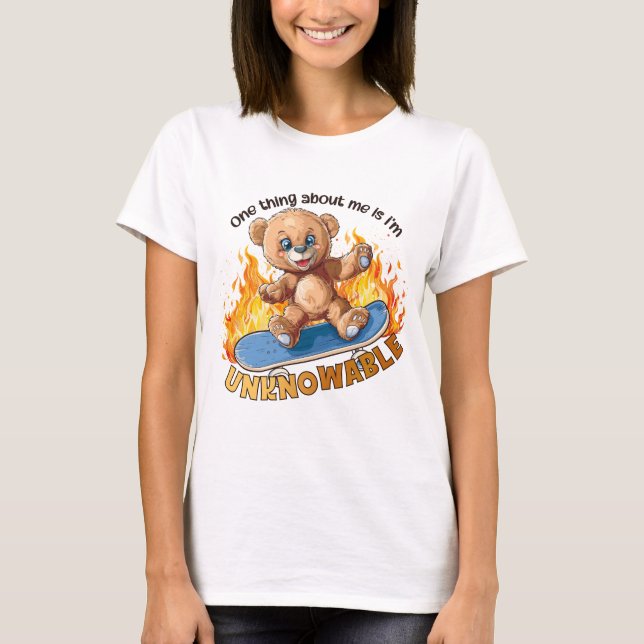 Camiseta Skateboard Bear of Mystery (Frente)