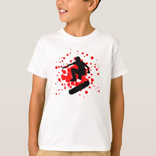 Camiseta skateboard. bolhas. (Frente)