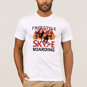 Camiseta Skateboard de estilo livre
