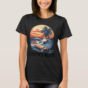 Camiseta Skateboard de praia de New York Cooper