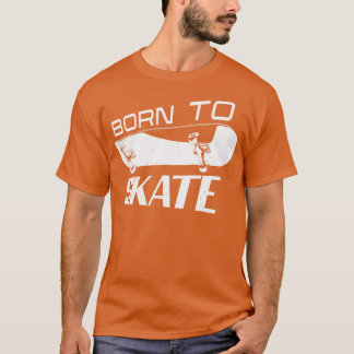 Camiseta Skateboard do Skate de skate do nascer