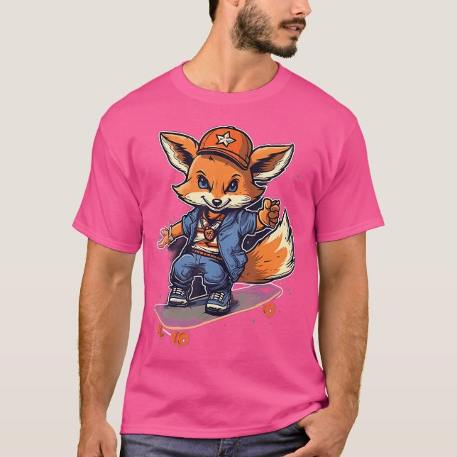Camiseta Skateboard Fox (Frente)