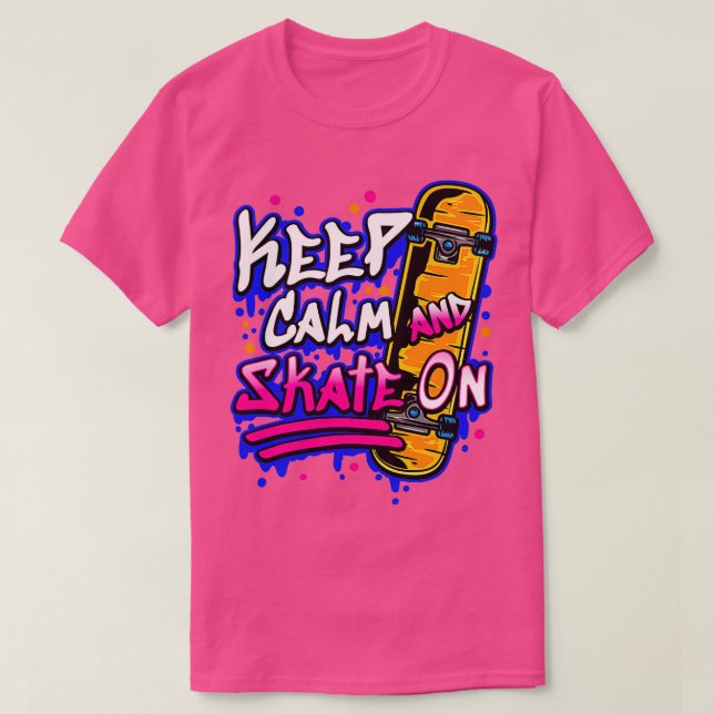 Camiseta Skateboard Funny Skateboarder Gift Skateboard (Frente do Design)