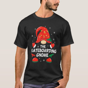 Camiseta Skateboard Gnome Matching Family Group Christma