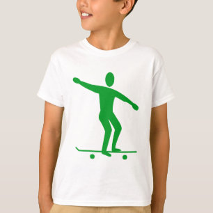 Camiseta Skateboard - Grass Green