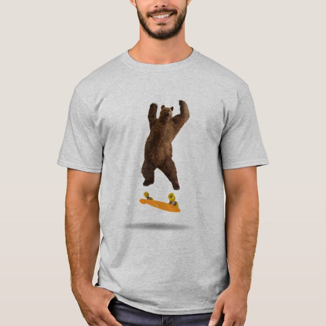Camiseta Skateboard Grizzly (Frente)