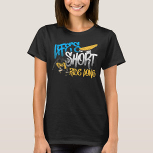 Camiseta Skateboard Longo Curto Curso Lifeu2019s