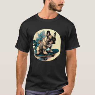 Camiseta Skateboard Skateboard Dog Esporte