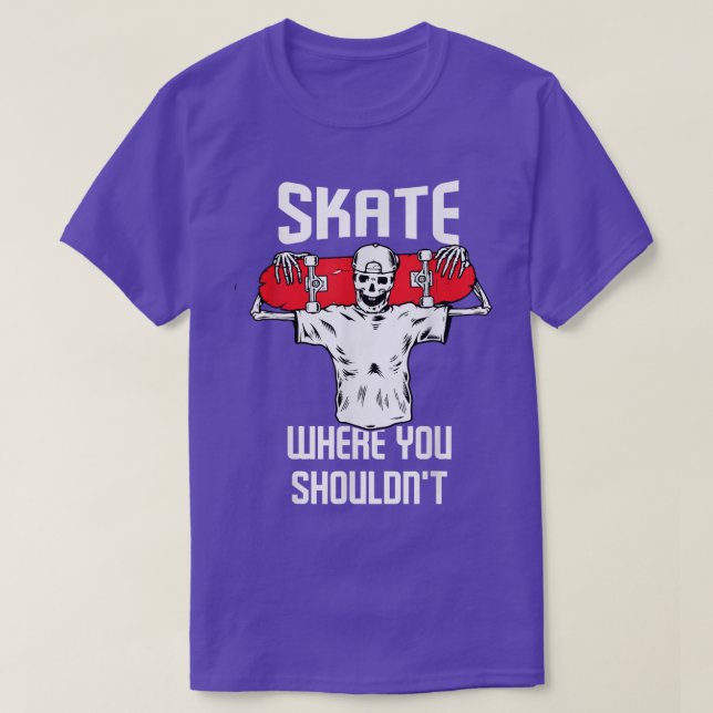 Camiseta Skateboard Skateboard Men Mulheres Skelype (Frente do Design)