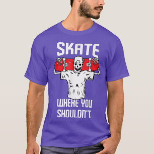 Camiseta Skateboard Skateboard Men Mulheres Skelype