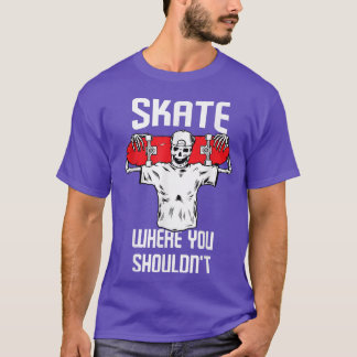 Camiseta Skateboard Skateboard Men Mulheres Skelype
