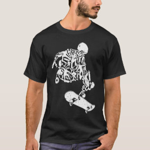 Camiseta Skateboard Skateboard Skater Vintage Boar Retro