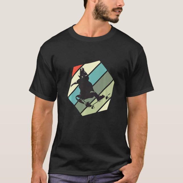 Camiseta Skateboard Skateboarding Skateboarder Deck (Frente)