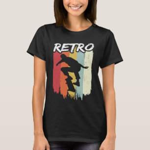 Camiseta Skateboard Skateboarding Skater Vintage Retro Pran