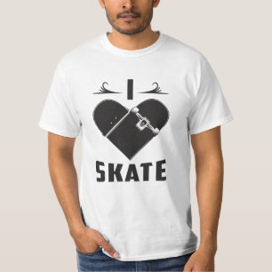 Camiseta Skateboard Skater Kickflip Skating Engraçada Idei