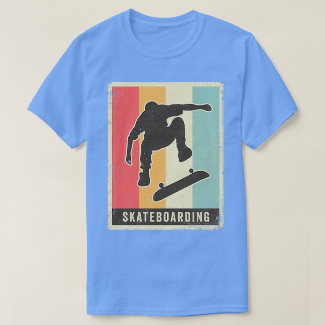 Camiseta Skateboard Vintage Retro Esporte (Frente do Design)