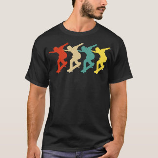 Camiseta Skateboard Vintage Retro Skateboarder