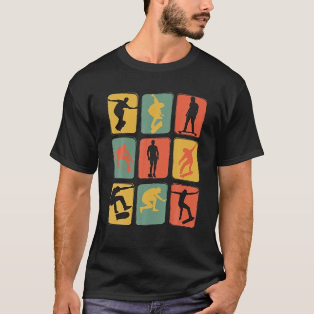Camiseta Skateboard Vintage Skater Skate Re (Frente)