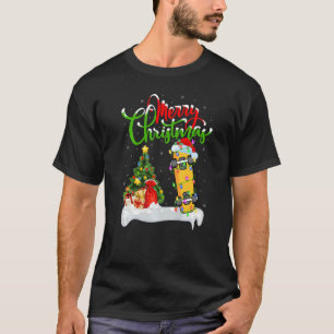 Camiseta Skateboard Xmas Decortions Skateboard Chri